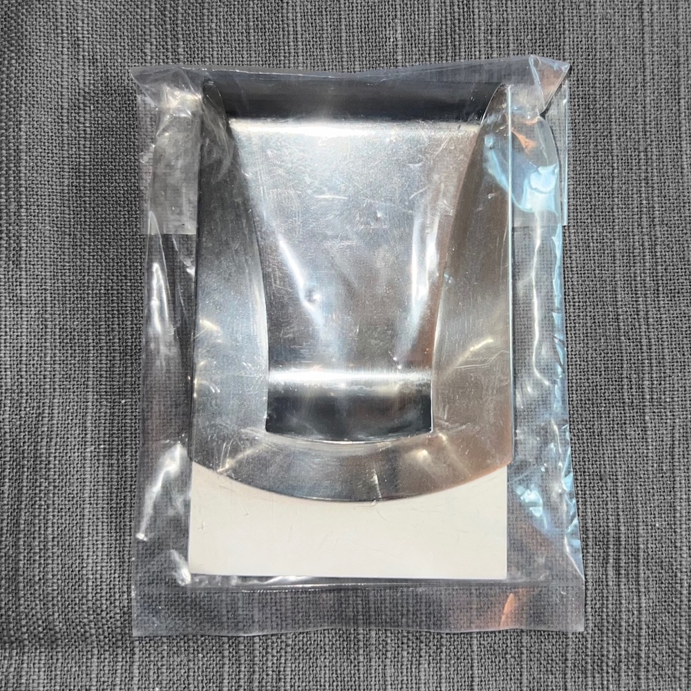 Mens Silver-Tone Money Clip